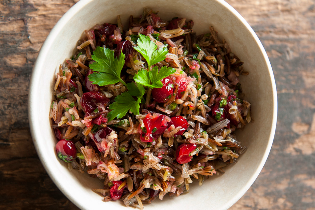 beth dooley wild rice salad photo credit lakewinds coop