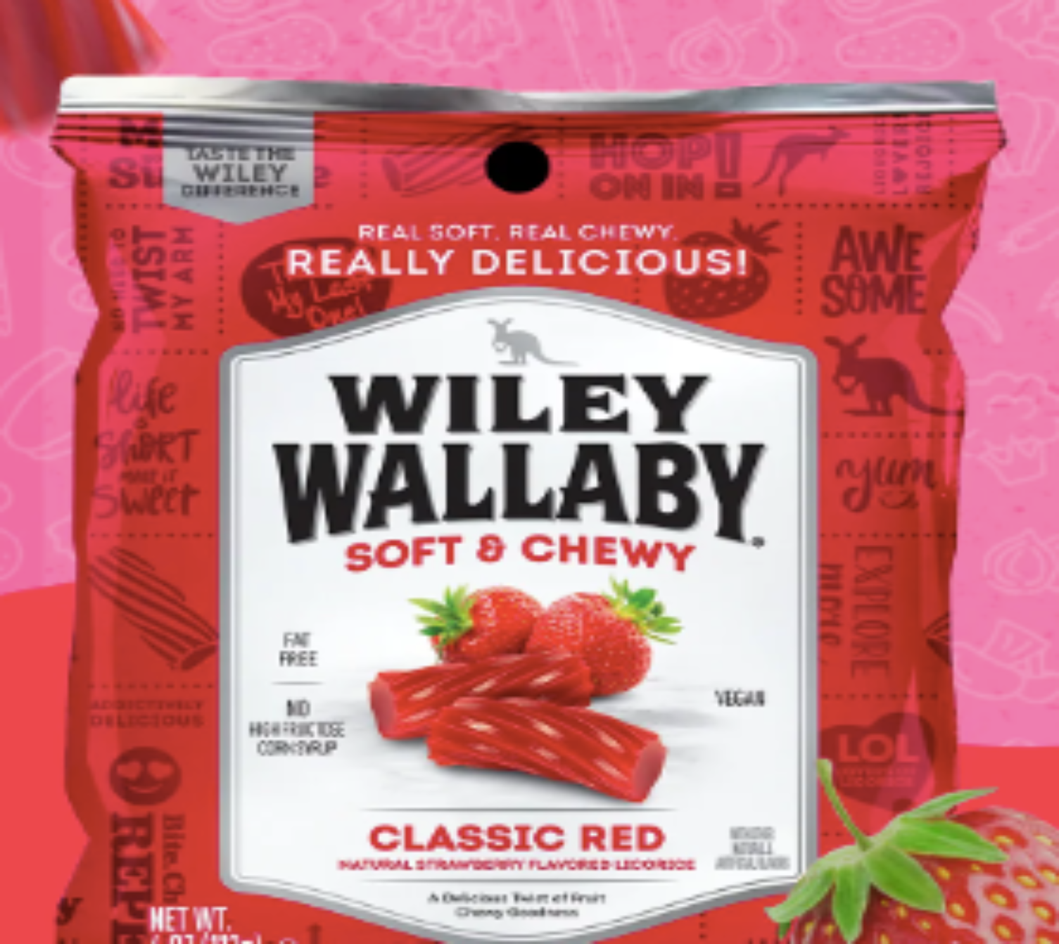 Wiley Wallaby Licorice (Classic Red)