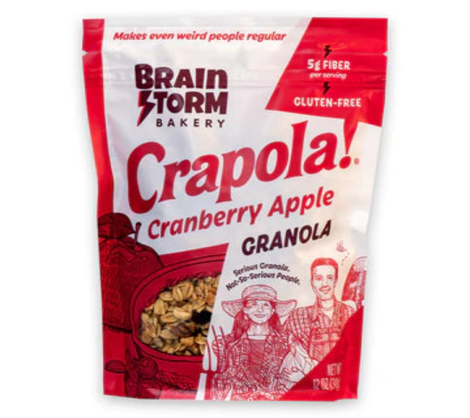 Crapola! Cranberry Apple Granola - 12oz